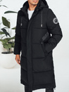 Kurtka męska zimowa z kapturem czarna TX5068