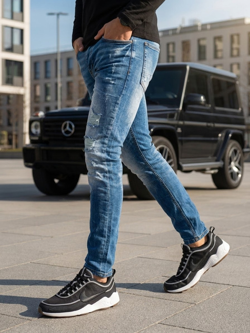 Spodnie męskie niebieskie Dstreet UX3821