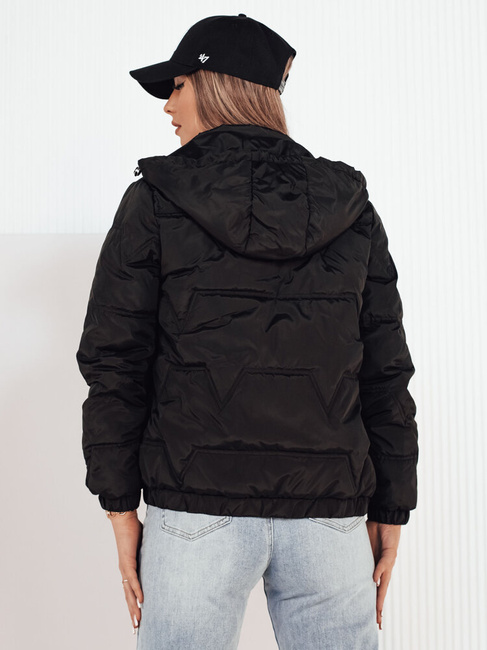 Kurtka przejściowa damska pikowana ZERNI czarna Dstreet TY4175