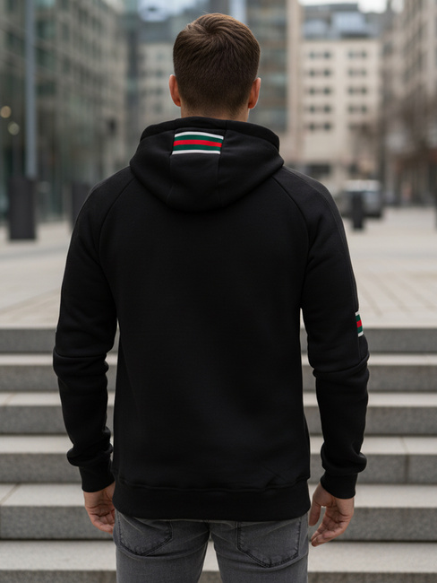 Bluza męska z kapturem czarna Dstreet BX5943