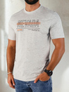 Koszulka męska z nadrukiem szara Dstreet RX5436