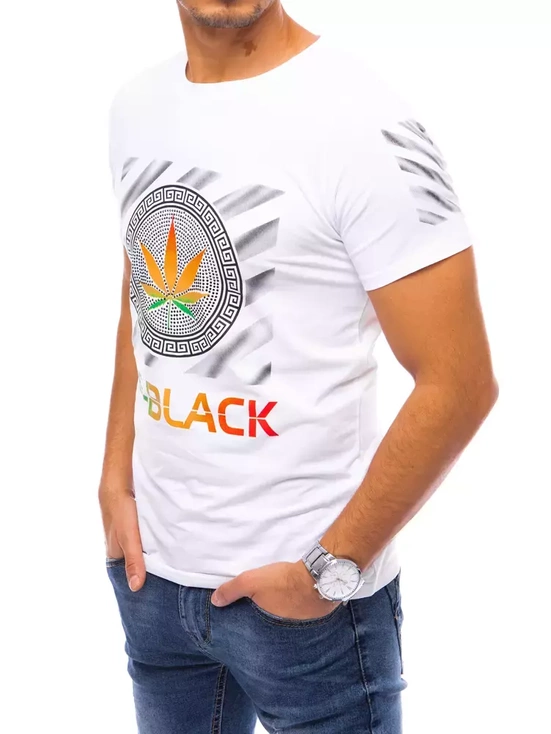 T-shirt męski biały Dstreet RX4706