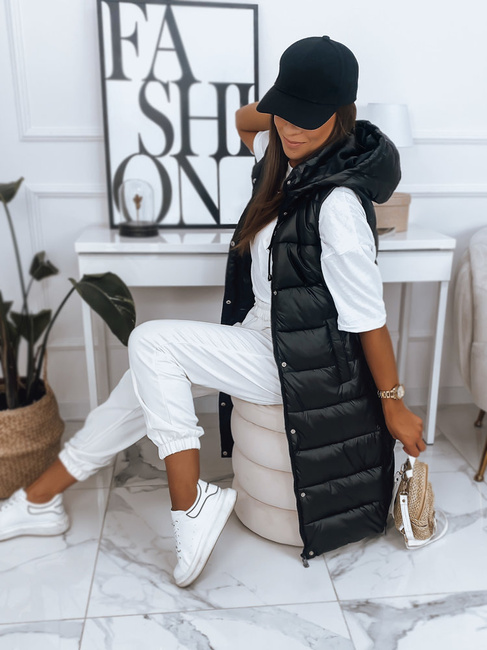 Kamizelka damska VISAN czarna Dstreet TY2777