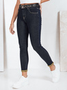 Spodnie damskie jeansowe skinny granatowe Dstreet UY2799