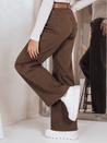 Jeansy damskie wide leg brązowe Dstreet UY2845