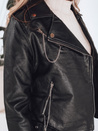 Kurtka skórzana damska ramoneska czarna Dstreet TY5200