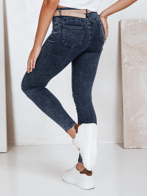 Jeansy damskie FLAWIA niebieskie Dstreet UY1287