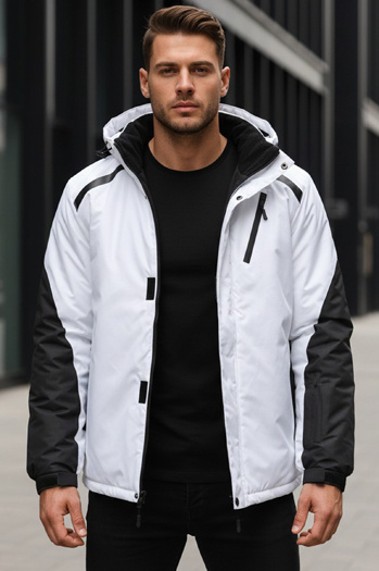 Kurtka męska narciarska biała Dstreet TX5130