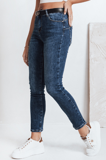 Spodnie damskie jeansowe BEVINO ciemnoniebieskie Dstreet UY2200