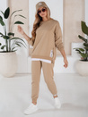 Komplet damski dresowy TORONTO beżowy Dstreet AY0954