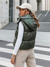 Kamizelka damska pikowana OSHE zielona Dstreet TY3704