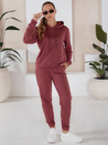 Komplet damski dresowy MIGEL bordowy Dstreet AY0809