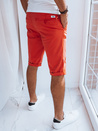 Krótkie spodenki męskie chinosy czerwone Dstreet SX2321