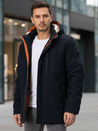 Kurtka męska zimowa z kapturem granatowa Dstreet TX5043