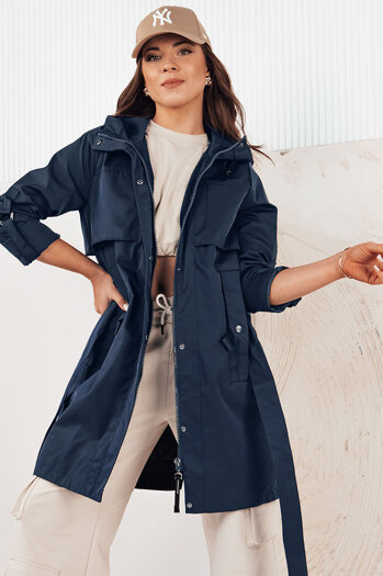 Kurtka przejściowa damska parka NOLES granatowa Dstreet TY4281