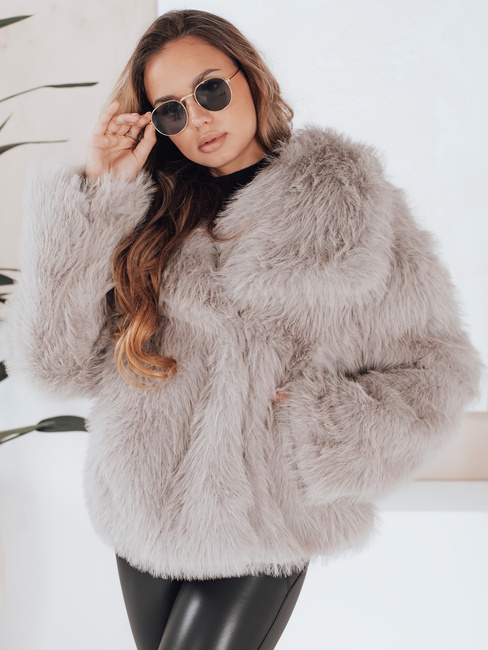 Futerko damskie  krótkie szare ZARAFIA Dstreet TY5116