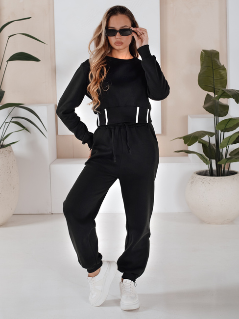 Damski komplet dresowy czarny Dstreet AY1159