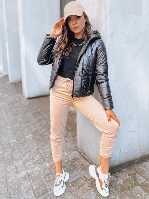 Kurtka przejściowa damska pikowana LILYWOOL czarna Dstreet TY3713