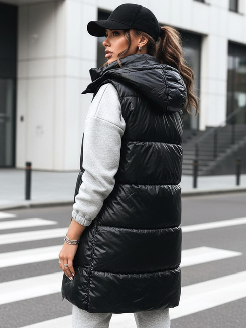 Kamizelka damska długa GANT czarna Dstreet TY3839