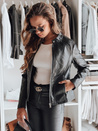 Kurtka skórzana damska ROCKYLADY czarna Dstreet TY4968