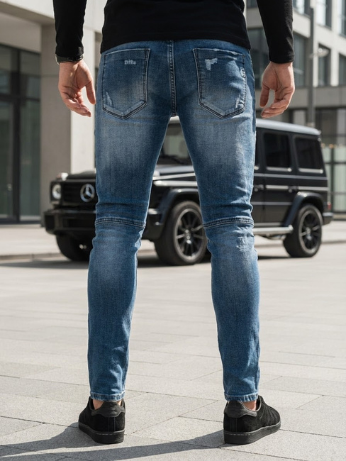 Spodnie męskie jeansowe granatowe Dstreet UX3828