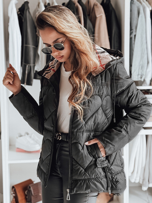 Kurtka pikowana damska OLMO czarna Dstreet TY4242