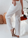 Spodnie damskie casualowe wide leg BOHO DAY białe Dstreet UY2652
