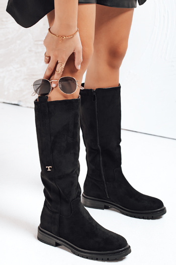 ユリ Aldo kozaki AUSTER damskie kolor brązowy na słupku 14115044