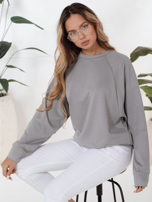 Bluza damska UZORI szara Dstreet BY1295