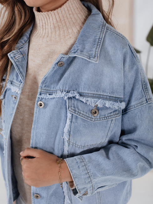 Kurtka damska jeansowa DENZARIA niebieska Dstreet TY4905