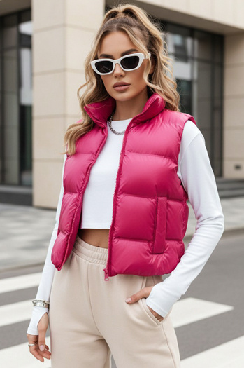 Sportowa kamizelka damska RASBERRY BUSH fuksja Dstreet TY3808