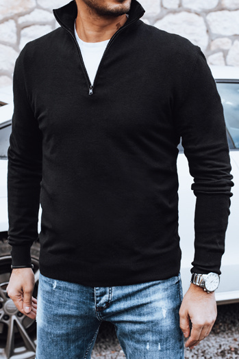 Sweter męski czarny Dstreet WX1894