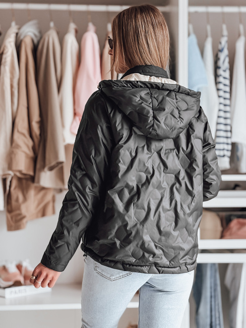 Kurtka przejściowa damska dwustronna SYLVIAN czarna Dstreet TY4861