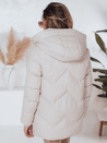 Kurtka zimowa damska SALVONA jasnobeżowa pikowana Dstreet TY5004