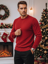 Sweter męski klasyczny bordowy Dstreet WX1933z