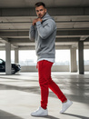 Spodnie męskie dresowe czerwone Dstreet UX2711