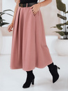 Spódnica midi damska różowa Dstreet CY0476