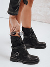 Botki damskie czarne Dstreet ZY1152