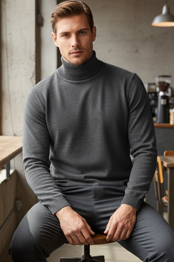 Golf męski jasnoszary Dstreet WX2359