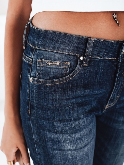 Spodnie damskie jeansowe EMILY ROSE niebieskie Dstreet UY1600