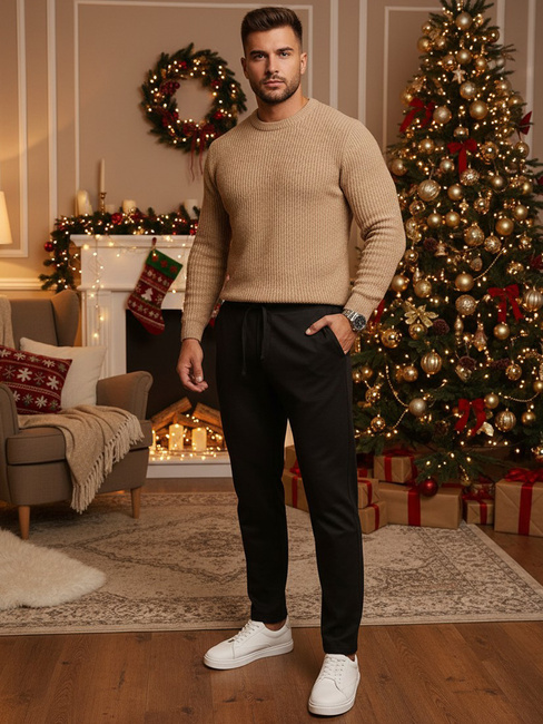 Spodnie męskie czarne Dstreet UX4413