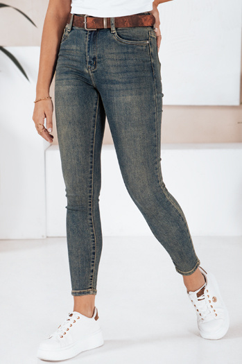 Jeansy damskie skinny niebieskie Dstreet UY2809