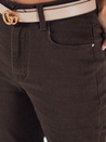 Jeansy damskie wide leg brązowe Dstreet UY2762