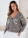 Damski kardigan KERINDA szary Dstreet MY2503