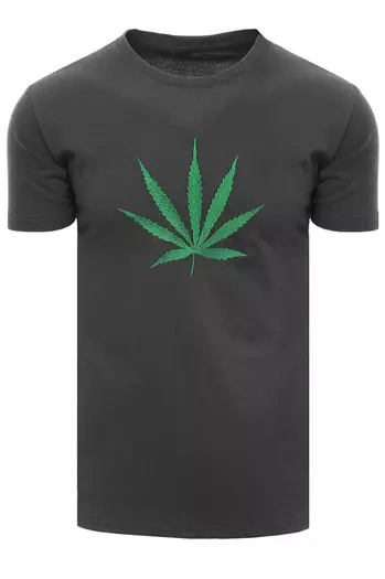 T-shirt męski grafitowy Dstreet RX4947