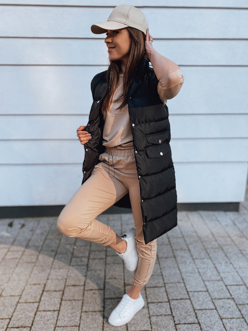 Kamizelka damska WILLY czarna Dstreet TY2391z