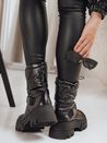 Buty damskie trapery czarne Dstreet ZY1299