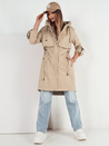 Kurtka przejściowa damska parka kamelowa NOCITO Dstreet TY4202