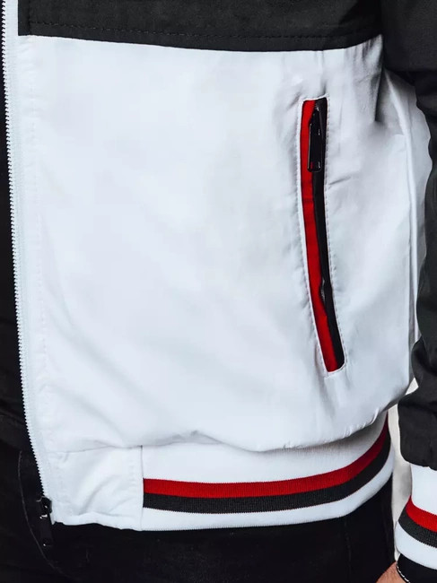 Kurtka męska przejściowa biała Dstreet TX4352