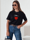 T-shirt damski CALOV czarny Dstreet RY2567